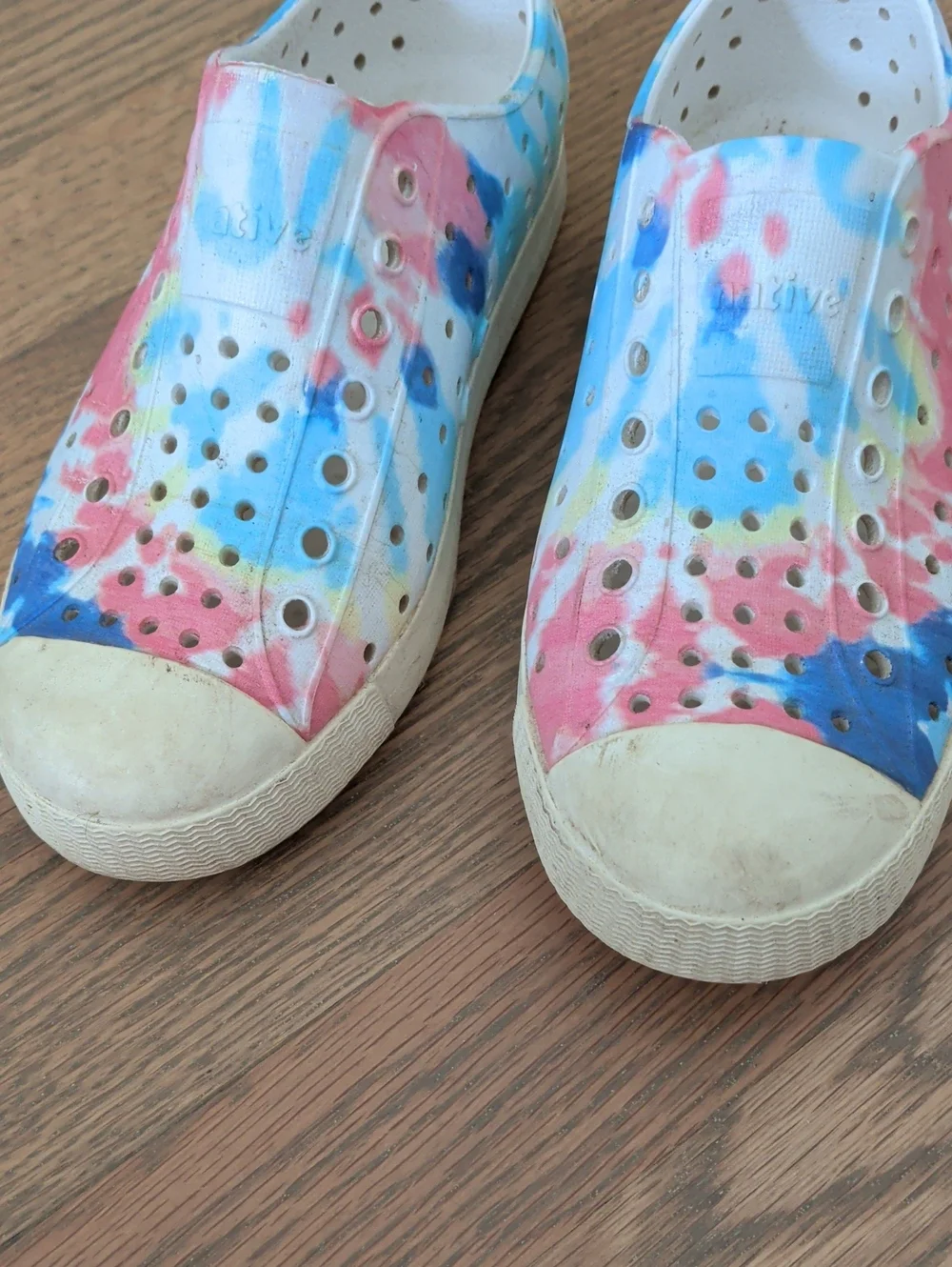 Native Jeffersons Tie-dye Pattern Slip On Shoe